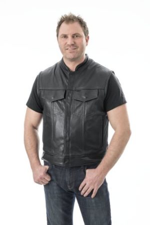 Men's Naked Cowhide Club Vest. <img  style="width:50px" src="https://www.aetraders.com/wp-content/uploads/2021/03/Layer-0.png">