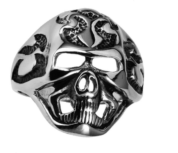 Stainless Steel Skull Ring