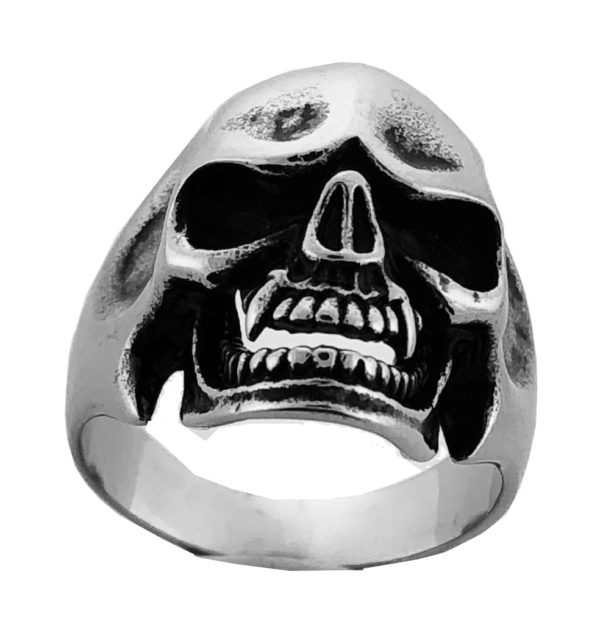 STAINLESS STEEL SKULL RING