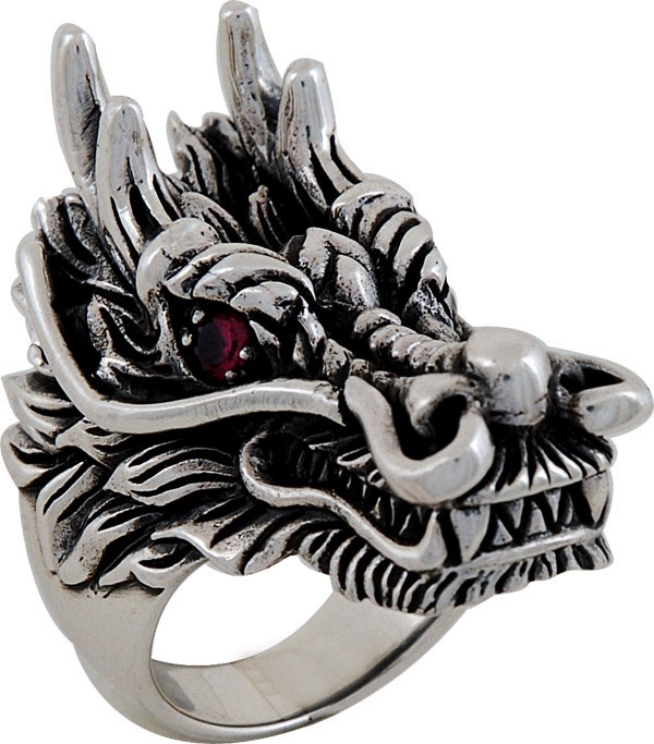 Stainless Steel Dragon Head Ring - American Eastern Traders (A.E.T.)