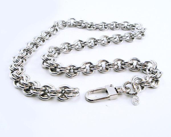 DOUBLE RING CHAIN NECKLACE - American Eastern Traders (A.E.T.)