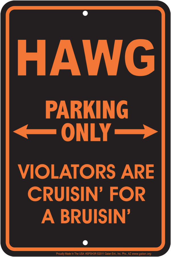 Hawg Parking Only