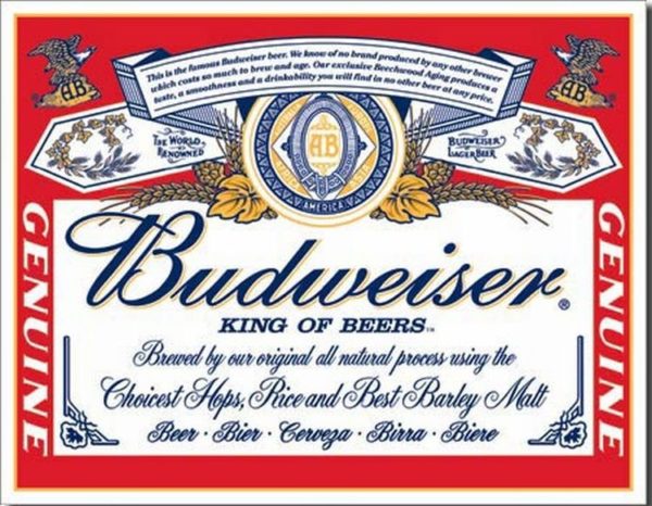 Budweiser Label