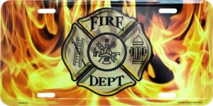 Fire Dept w/Flames