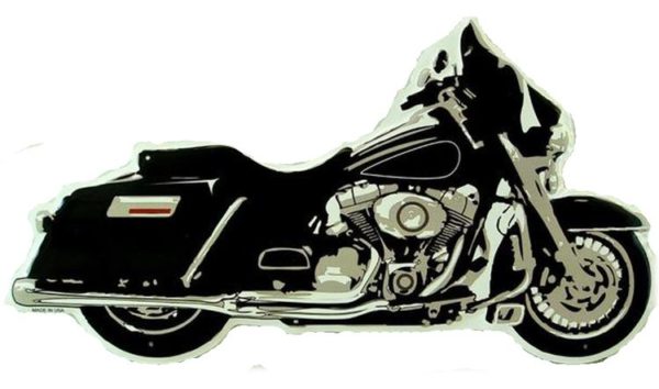 Motorcycle Die Cut Signs