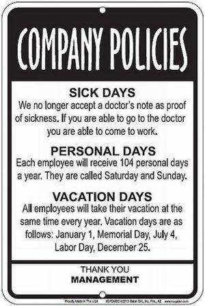 Company Policies