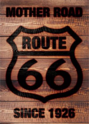 66 Wood Burnt Shield