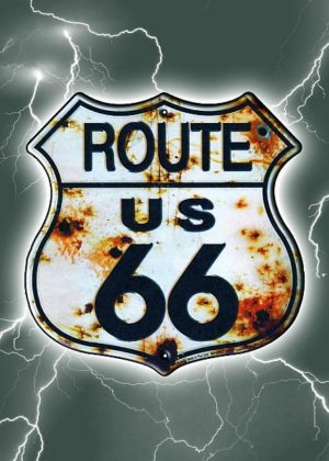 66 Shield w/ Lightning