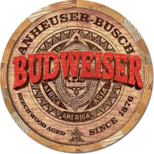 Budweiser Barrel 12"