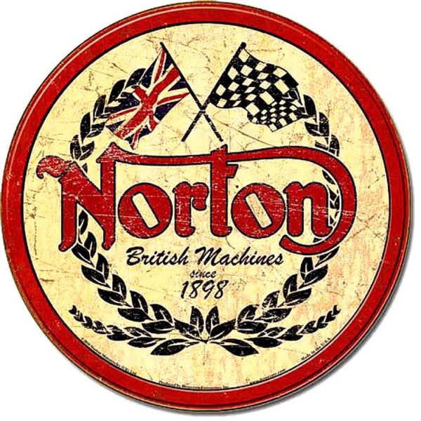 Norton Motorcycle Logo 12"