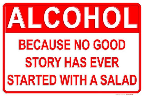 Alcohol Better than Salad