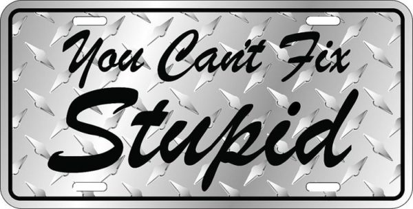 Can't Fix Stupid