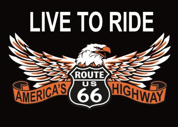66 Live to Ride Eagle